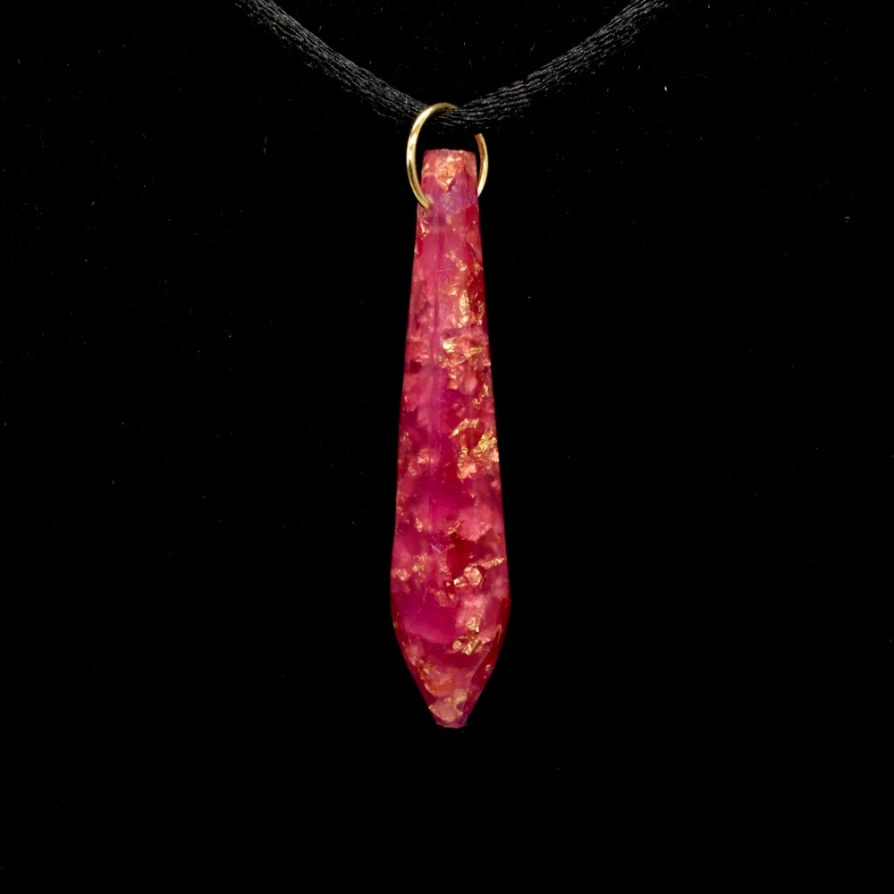 Handmade Pink-Gold Pendulum